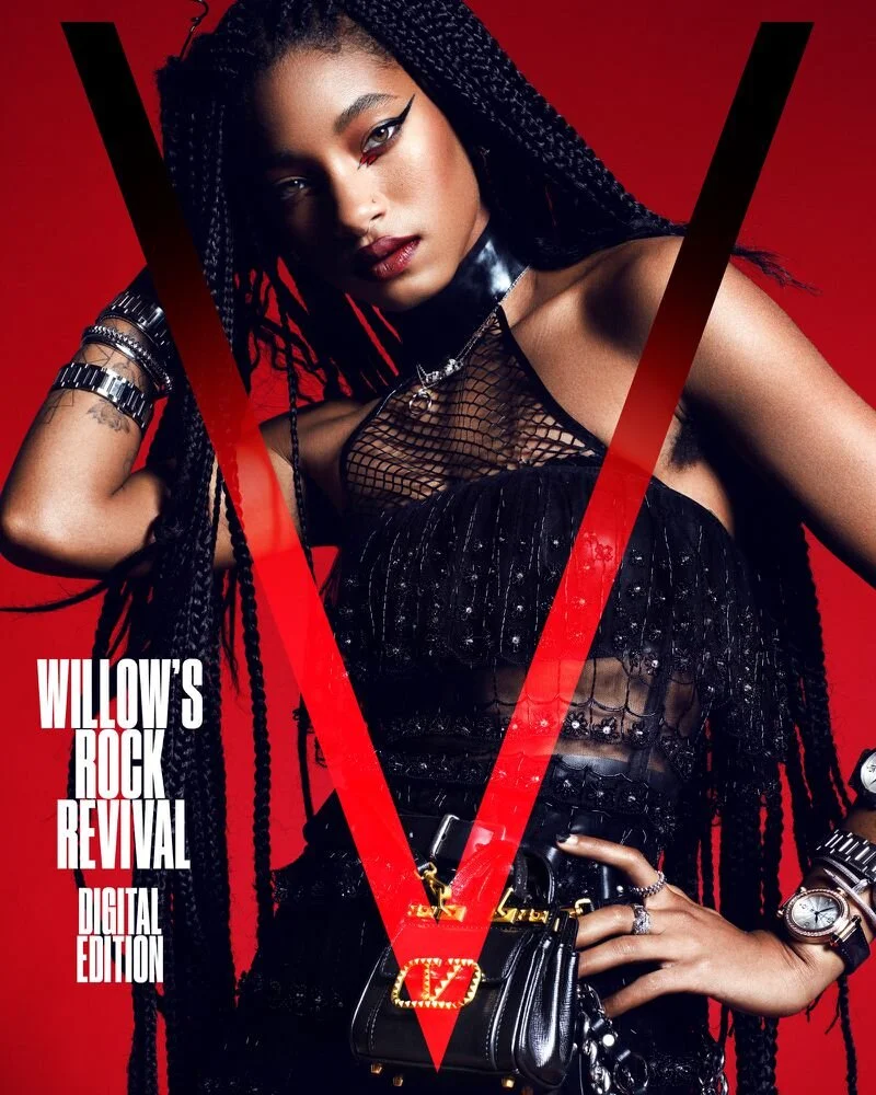 Willow Smith's Rock Revival Chat in V Magazine by Dania Curvy